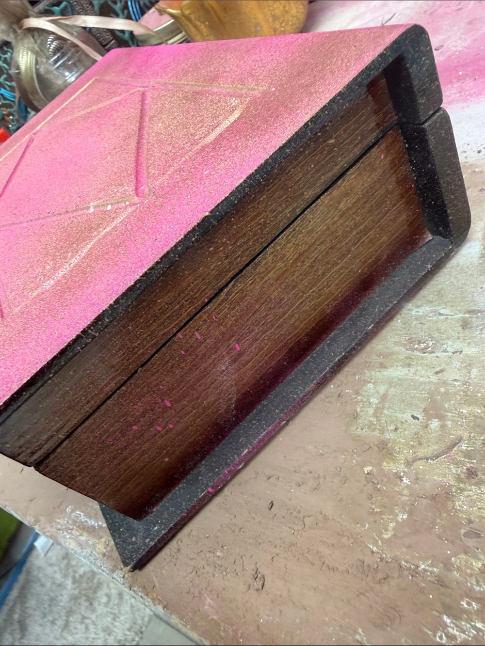 Ultimate mom jewelry box and jewelry - Pink, Turquoise, Coral - with box - Picture 11 of 11